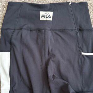 Fila Black and White Active Leggings